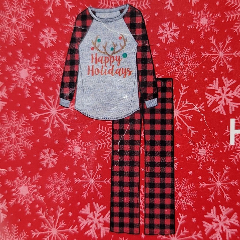 Holiday Style Size 3t Toddler Girls Pajama Set NEW